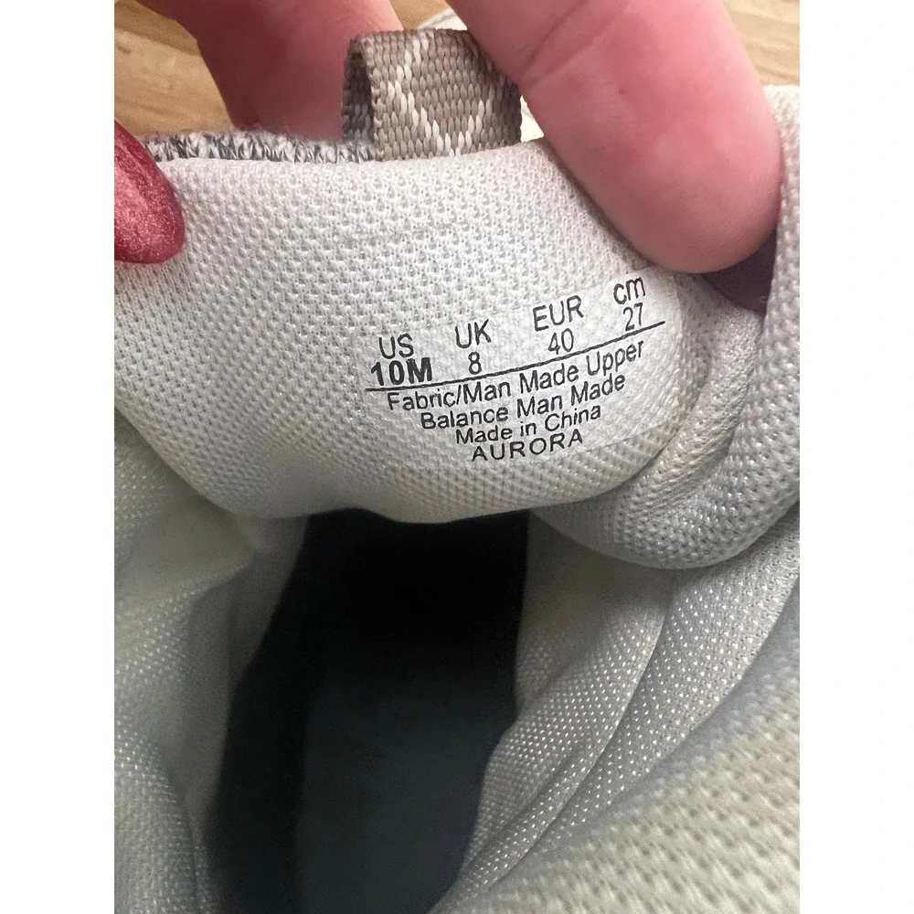Ryka Aurora Boots Wm 10M White Quilted Knit Collar High Top Sneakers